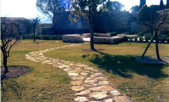 Création d'une calade, Saint-Saturnin-lès-Apt, Poncet Travaux Verts