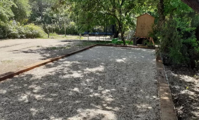 Aménagement Terrain de pétanque, Saint-Saturnin-lès-Apt, Poncet Travaux Verts