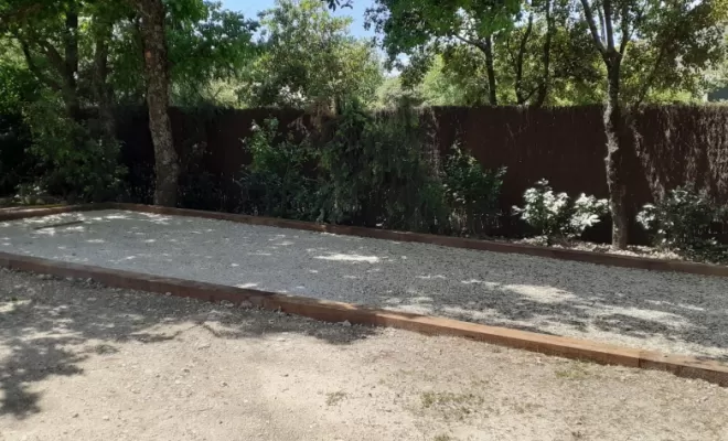 Aménagement Terrain de pétanque, Saint-Saturnin-lès-Apt, Poncet Travaux Verts